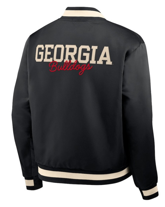 Georgia Bulldogs Legacy Black Bomber Jacket