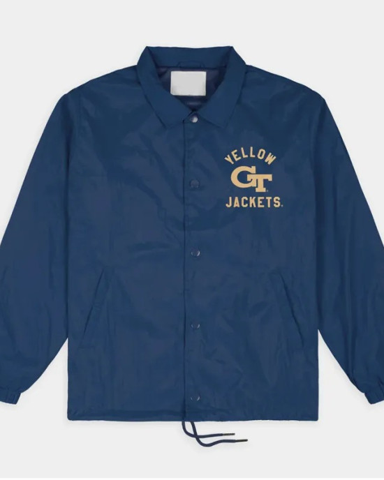 Georgia Tech Yellow Jackets GT Coaches Jacket Georgia Tech Yellow Jackets GT Coaches Jacket