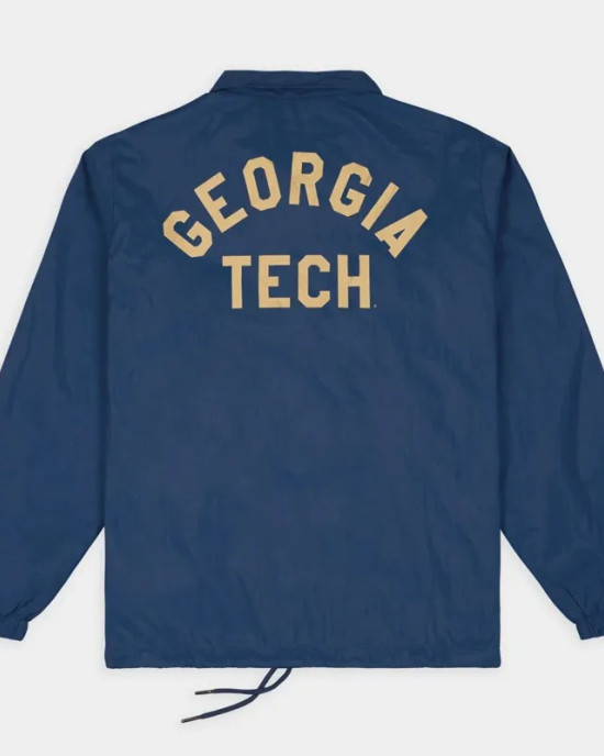Georgia Tech Yellow Jackets GT Coaches Jacket Georgia Tech Yellow Jackets GT Coaches Jacket