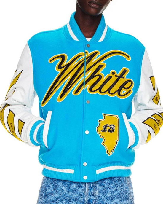 Giacca Con Logo E Applicazioni Varsity Jacket Giacca Con Logo E Applicazioni Varsity Jacket
