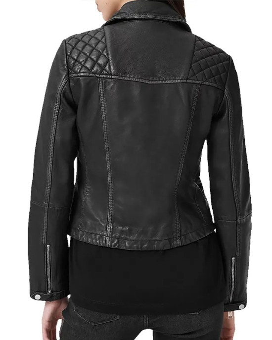 Ginny & Georgia S03 Brianne Howey Black Leather Jacket