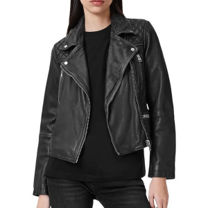 Ginny & Georgia S03 Brianne Howey Black Leather Jacket