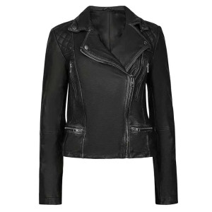 Ginny & Georgia S03 Brianne Howey Black Leather Jacket
