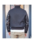 Golden Bear Black Varsity Jacket