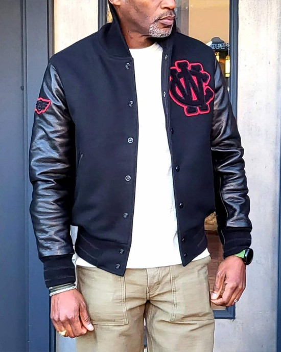 Golden Bear Black Varsity Jacket Golden Bear Black Varsity Jacket