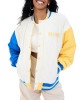 Golden State Warriors Color Block Bomber Full-Snap Jacket