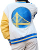 Golden State Warriors Color Block Bomber Full-Snap Jacket