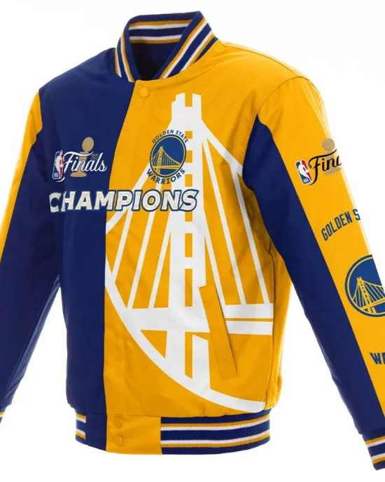 Golden State Warriors NBA Finals Varsity Jacket Golden State Warriors NBA Finals Varsity Jacket