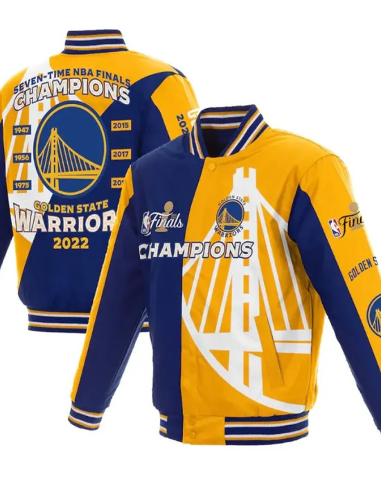 Golden State Warriors NBA Finals Varsity Jacket Golden State Warriors NBA Finals Varsity Jacket