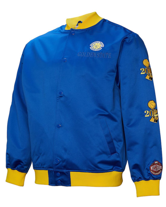 Golden State Warriors OG 3.0 Lightweight Royal Satin Jacket Golden State Warriors OG 3.0 Lightweight Royal Satin Jacket