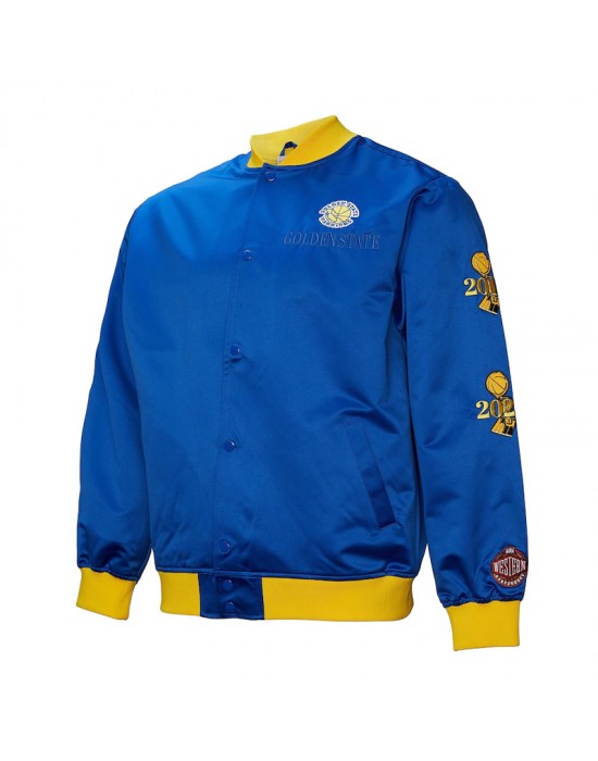 Golden State Warriors OG 3.0 Lightweight Royal Satin Jacket
