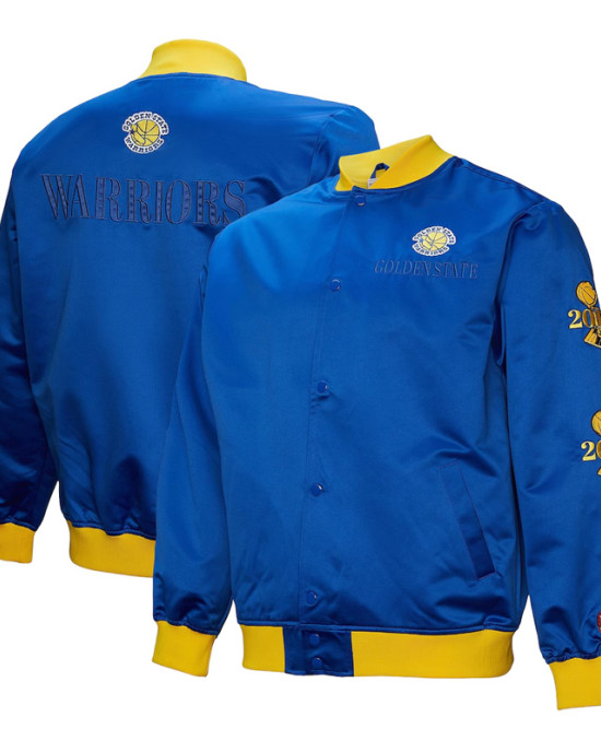 Golden State Warriors OG 3.0 Lightweight Royal Satin Jacket Golden State Warriors OG 3.0 Lightweight Royal Satin Jacket