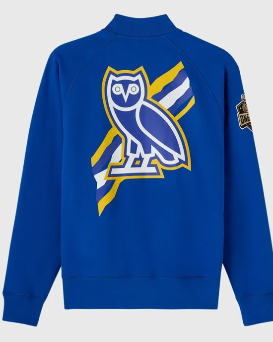 Golden State Warriors Royal Fleece Jacket – Owl Edition