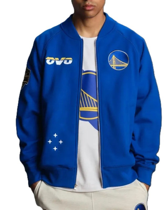 Golden State Warriors Royal Fleece Jacket – Owl Edition