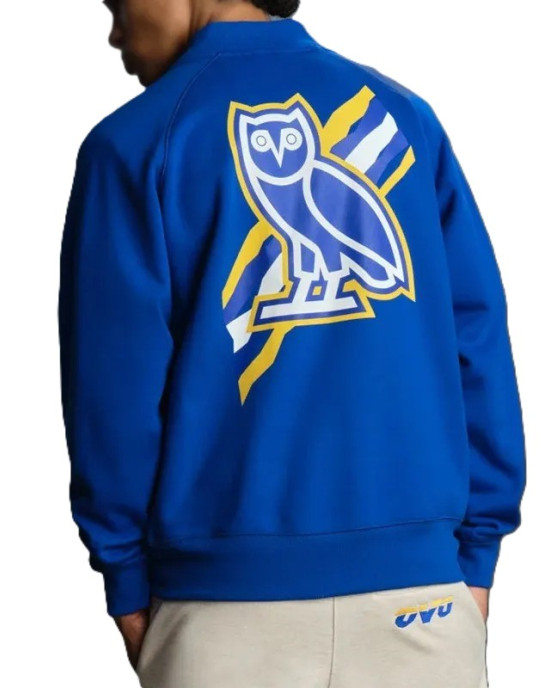 Golden State Warriors Royal Fleece Jacket – Owl Edition
