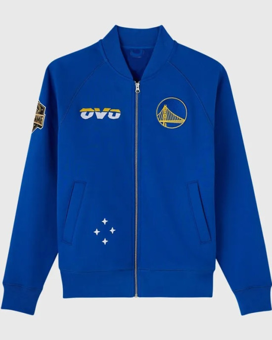 Golden State Warriors Royal Fleece Jacket – Owl Edition