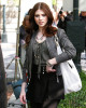 Gossip Girl Michelle Trachtenberg Gray Leather Jacket Gossip Girl Michelle Trachtenberg Gray Leather Jacket