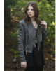 Gossip Girl Michelle Trachtenberg Gray Leather Jacket Gossip Girl Michelle Trachtenberg Gray Leather Jacket