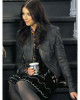 Gossip Girl Michelle Trachtenberg Gray Leather Jacket Gossip Girl Michelle Trachtenberg Gray Leather Jacket