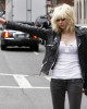 Gossip Girl Taylor Momsen Zipper Pockets Leather Jacket Gossip Girl Taylor Momsen Zipper Pockets Leather Jacket