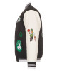 Gothic Boston Celtics Black and White Varsity Jacket