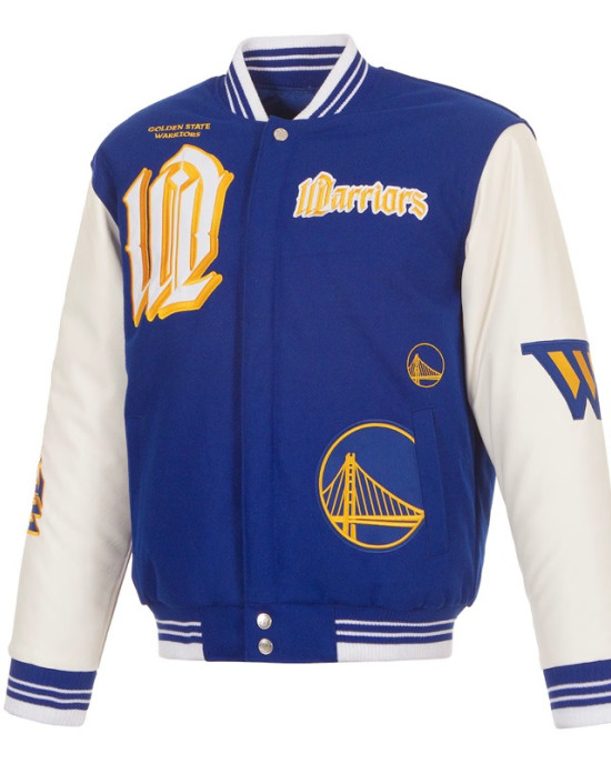 Gothic Golden State Warriors Varsity Jacket