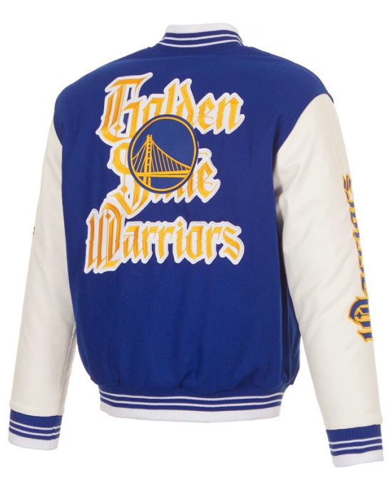 Gothic Golden State Warriors Varsity Jacket