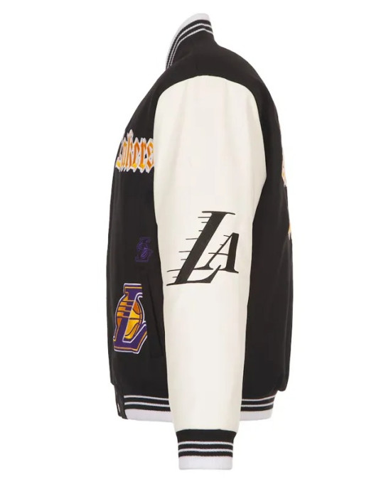Gothic LA Lakers Varsity Jacket