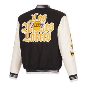Gothic LA Lakers Varsity Jacket