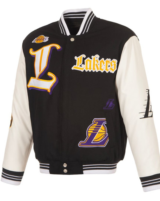 Gothic LA Lakers Varsity Jacket