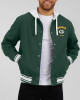 Green Bay Packers Green Cotton Hooded Jacket