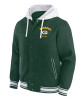 Green Bay Packers Green Cotton Hooded Jacket
