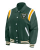 Green Bay Packers Lightweight Green Varsity Satin Jacket
