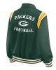 Green Bay Packers Lightweight Green Varsity Satin Jacket