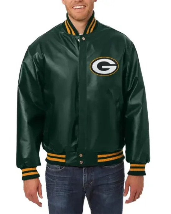 Green Bay Packers Real Leather Jacket Green Bay Packers Real Leather Jacket