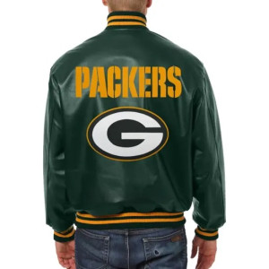 Green Bay Packers Real Leather Jacket