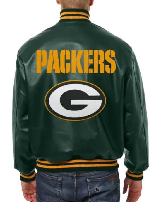 Green Bay Packers Real Leather Jacket Green Bay Packers Real Leather Jacket
