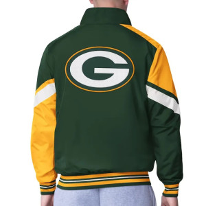 Green Bay Packers Strong Arm Green Full-Zip Jacket