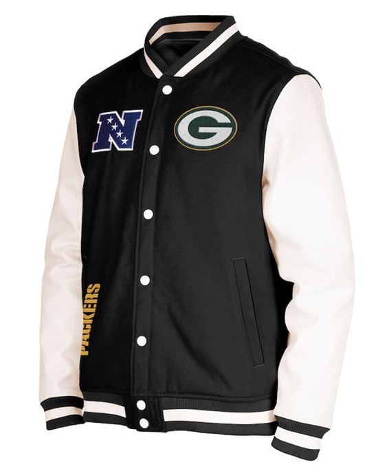 Green Bay Packers Third Down Varsity Jacket Green Bay Packers Third Down Varsity Jacket