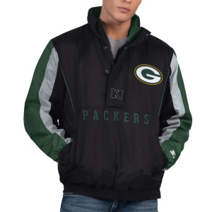 Green Bay Packers Thursday Night Gridiron Half-Zip Jacket