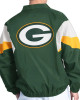 Green Bay Packers Yard Line Green Full-Zip Jacket Green Bay Packers Yard Line Green Full-Zip Jacket