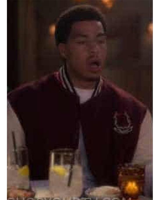 Grown-Ish Marcus Scribner Maroon Varsity Jacket Grown-Ish Marcus Scribner Maroon Varsity Jacket