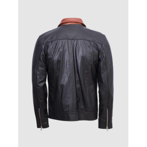 Guarda Vintage Stylish Biker Leather Jacket Men