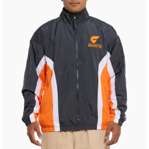 GWS Giants Charcoal Retro Track Jacket