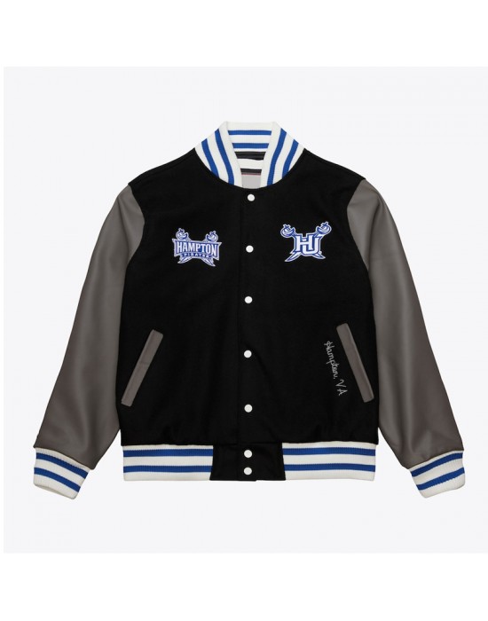 Hampton Pirates Homecoming Black Varsity Jacket