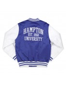 Hampton University Blue and White Jacket