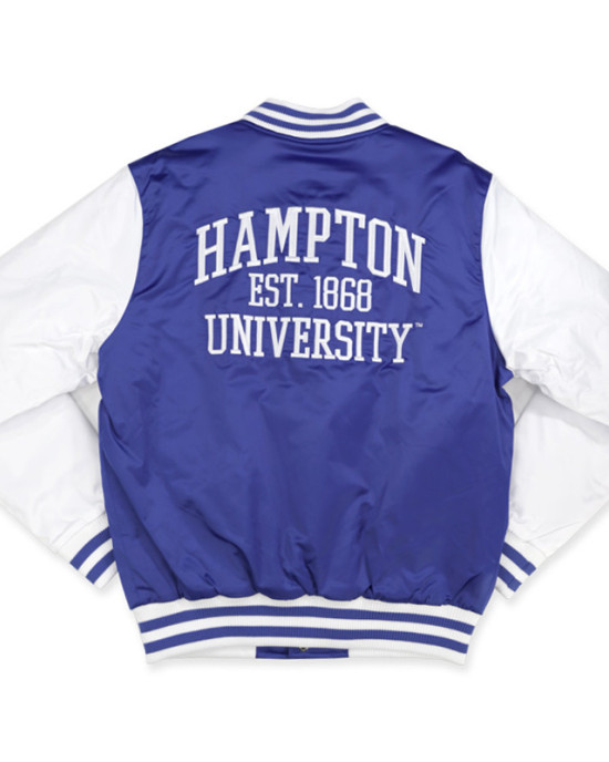 Hampton University Blue and White Jacket Hampton University Blue and White Jacket