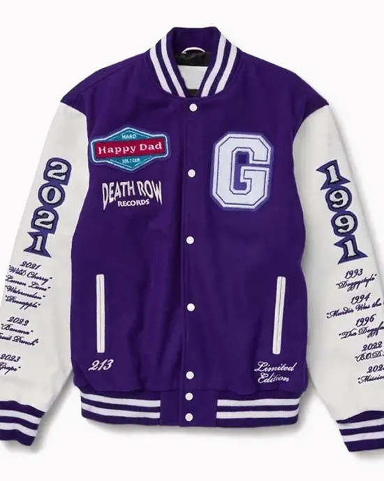 Happy Dad Death Row Varsity Jacket Happy Dad Death Row Varsity Jacket