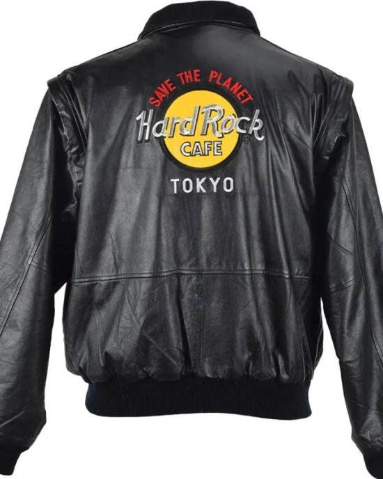 Hard Rock Cafe's Leather Jacket: Save the Planet Hard Rock Cafe's Leather Jacket: Save the Planet