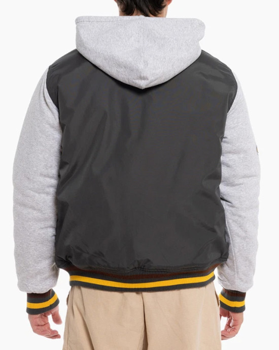 Hawks Patchwork Hooded Jacket – Hawthorn Team Style Hawks Patchwork Hooded Jacket – Hawthorn Team Style